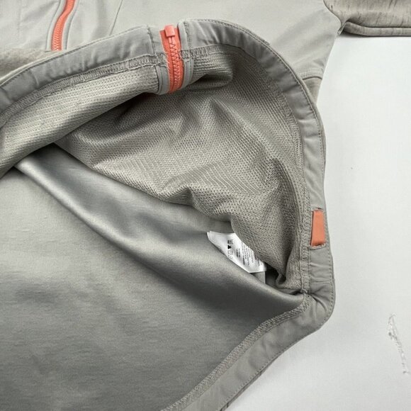 Columbia Hooded Lightweight Jacket Women’s M Knit Poly Overlay  Gray Activewear - Picture 8 of 13